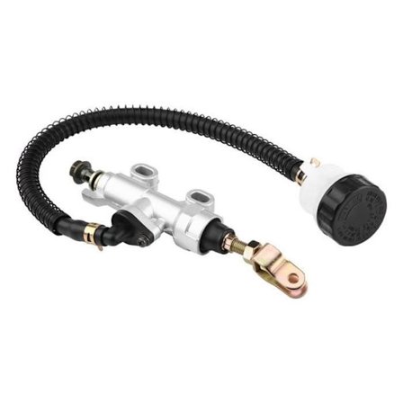 Ofte stilte spørsmål: Hydraulisk hovedsylinder pumpe reservoar sølv for motorsykkel, dirt bike, ATV - CHE