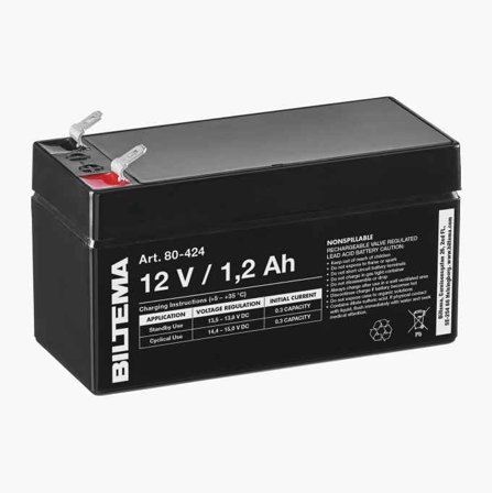 Blyackumulator 12 V 1 2 Ah 97 x 43 x 53 mm