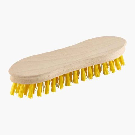 Biltema - Skurebørste av tre hard bust