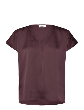Slioana Marija Top Burgundy Soaked In Luxury