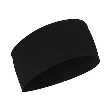 Mountain Warehouse Stickad Pannband i Merinoull En Storlek Svart