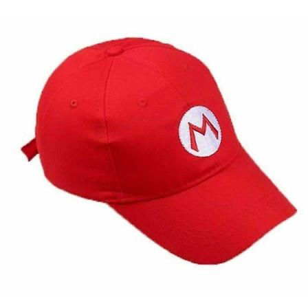 Super Mario Bros Odyssey Luigi Baseball-lippis Lapsille Miehille Säädettävä Hatut_x [LGL] Red