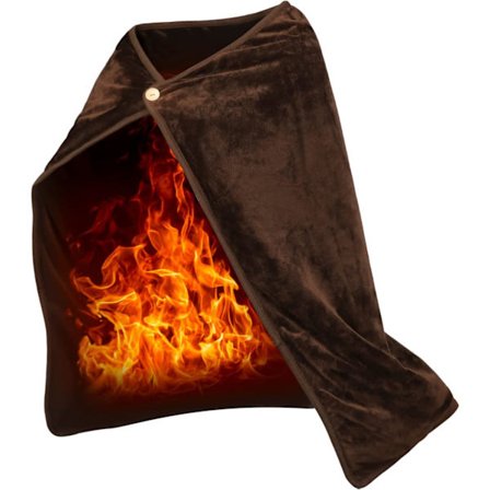 USB-opvarmet sjal og plys elektrisk varmepude med swit