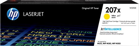 HP 207X gul original LaserJet-tonerkassett med hög kapacitet, 193905265190