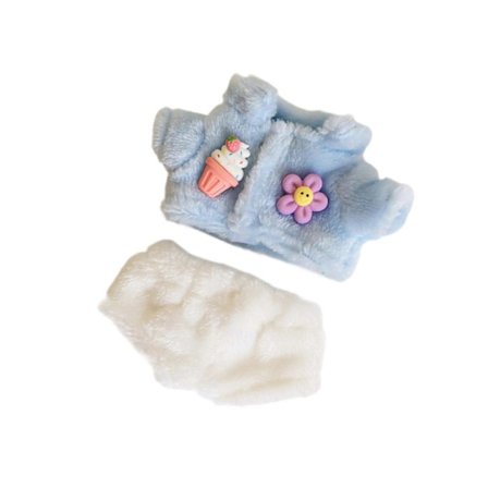 Docka T-skjorte og shorts myke for 15 cm hengedukker motedukke jenter dukker grønn blu