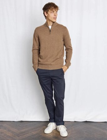 Bruun & Stengade Bs Stian Regular Fit Knitwear - Brown - S