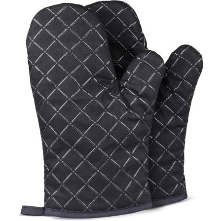 Ovnhandsker Varmebestandige - Skridsikre Silikone Grydelapper til Grilning/Madlavning/Bagning/Grillning - Silikone Ovnhandsker 1 Par, s Ovnhandsker