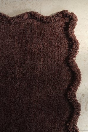 Jotex - Badematte Bomull/Bomull Mørk brun OLE - Kjøp Baderomsmatter hos Jotex