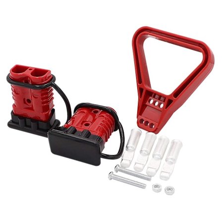 2 st 175A 1/0 AWG Batterikabel Snabbkopplingssats för Anderson-kontakt