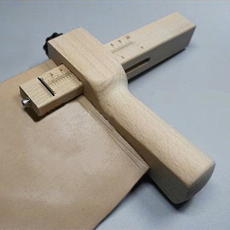 Säädettävä puinen nauha- ja hihnaleikkuri nahalle