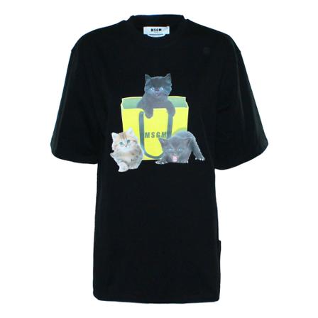 Msgm T-Shirts svart, Dam, Dam, Storlek: S