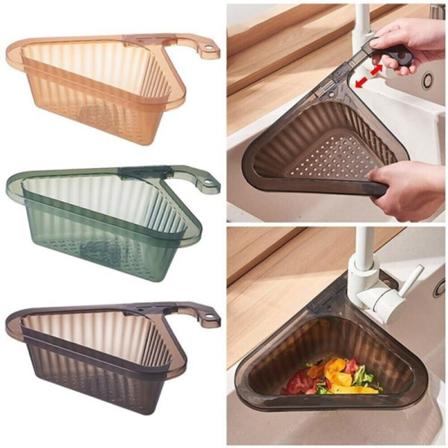 Suodatinkori Kulma Viemärisuodatin Korin kolmiomainen pesuallas green 25.2*21*8cm