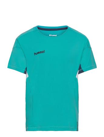 Tech Move Kids Jersey S/S Blue Hummel