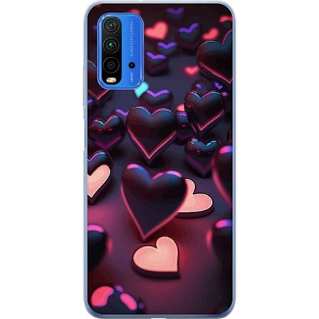 Yhteensopiva Puhelinkuori Xiaomi Xiaomi Redmi 9T KeskiyönSydämet