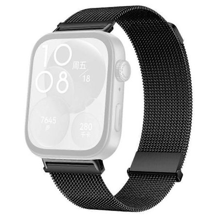 Kompatibel med Huawei Watch Fit 4 Fit 4 Pro Fit 3 Ersättningsarmband Rostfritt Stål Milanesisk Magnetisk Klockarmband