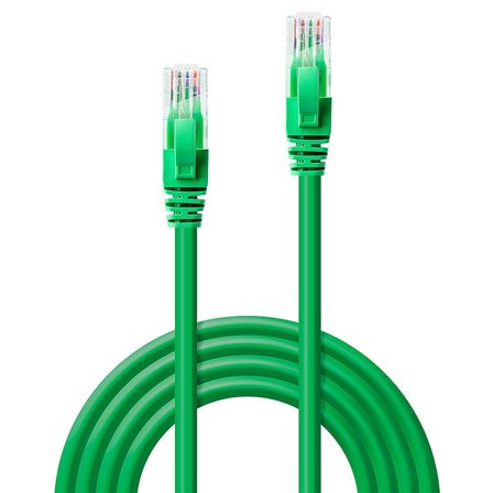 Lindy U/UTP PatchCord Cat6. CU. Green. 5.0m Factory Sealed