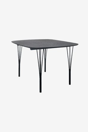 Nordic Furniture Group - Spisebord Jar 100x100 - Sort - Spiseborde - Fra Homeroom