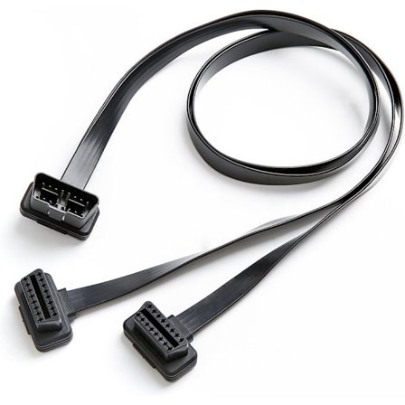 OBD II ODB2 Splitter 16-pins Forlengelseskabel Adapter