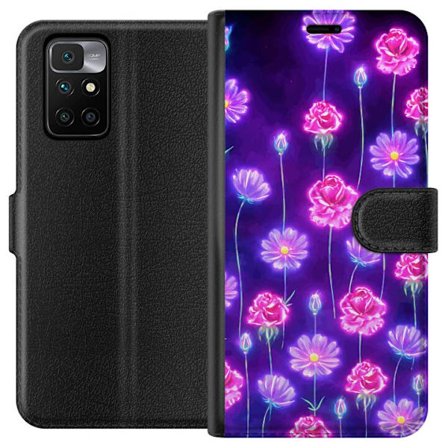 Kompatibelt Lommeboketui til Xiaomi Redmi 10 Bloom Reverie Electric Petals