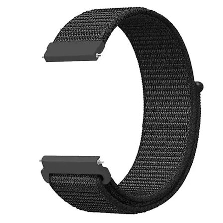 20 22mm Nylon Klockarmband För Garmin Vivoactive 3 4 5/Venu 2 Plus/Venu 3/Forerunner 55 158 265 965 745 645 255 Music Loop Armband