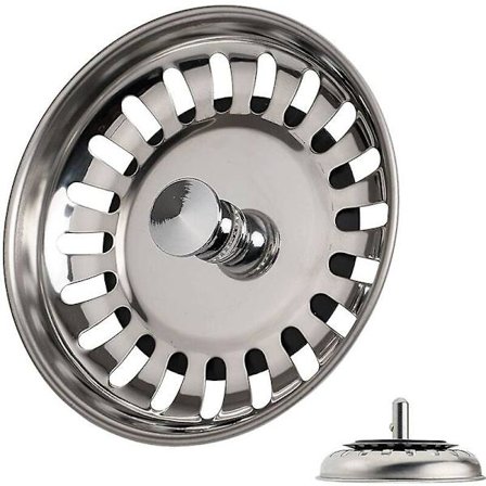 Vask Filterprop Diameter 78mm Universal Rustfri Vaskeprop til Badeværelse Håndvask