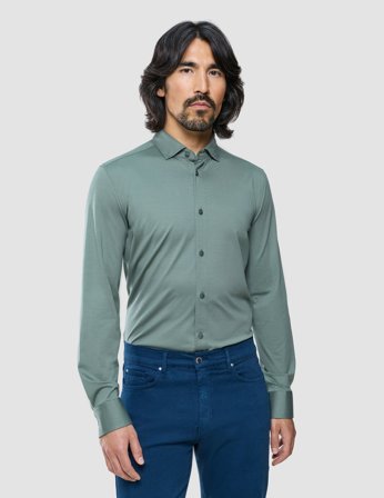 Shaping New Tomorrow - Classic Shirt - Mist Green - Slim Fit - Herren - Größe M