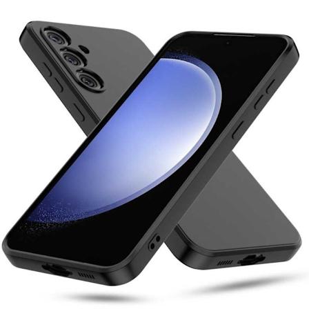 Samsung S23 FE Myk gummibelagt matt svart deksel