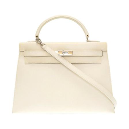 Hermès Vintage Handbags Hvid, Dame Vintage Tasker, Størrelse: ONE Size