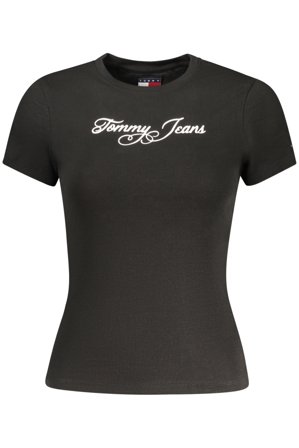 Tommy Hilfiger T-shirt Maniche Corte Donna Nero