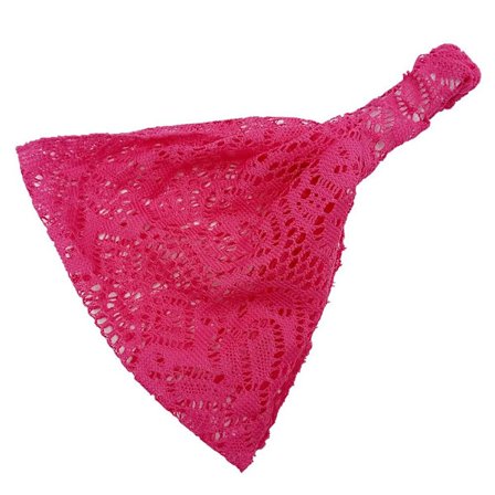 Pannebånd Bredt Blonde Pannebånd ROSE RED