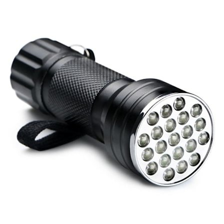 UV-ficklampa med 21 LED-lampor 395NM-FM-
