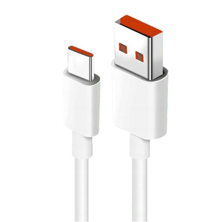 Xiaomi 6A USB til USB-C Kabel 1m Hvid