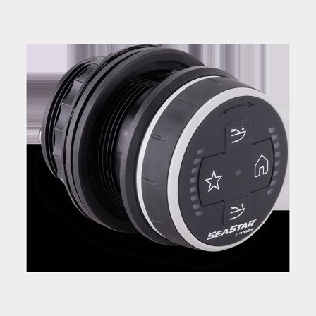 Panel de control de trim tabs para puesto de mando adicional Dometic, Con iluminación para indicación de posición