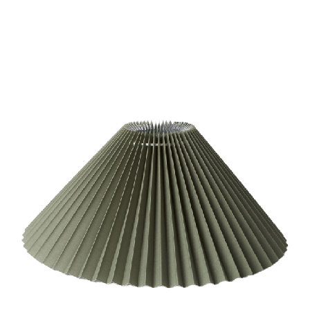 Åhléns Home Plisserad lampskärm 35 cm Belysning Grön ONESIZE