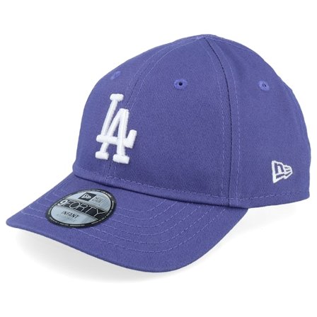 New Era - MLB Viola adjustable Cappellino - Kids Los Angeles Dodgers Infant League Essential 9FORTY Purple Dad Cap @ Hatstore