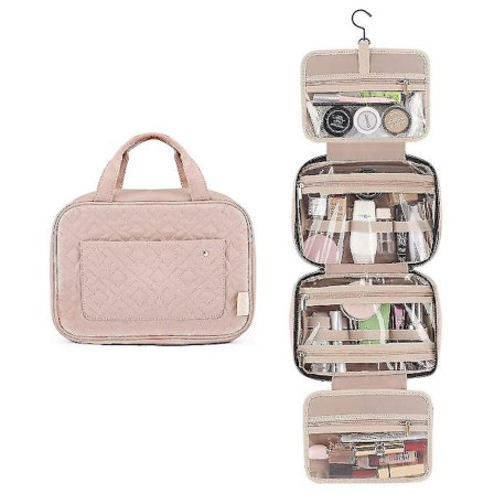 Toiletry Bag Travel Bag With Hanging Hook Water Resistant Makeup Cosmetic Bag