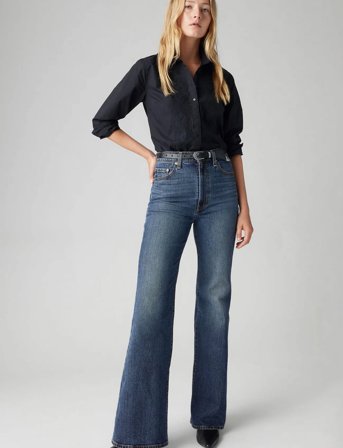 Levi's Ribcage Bells Romantic Story - Navy - 29 x 32