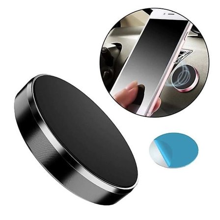 Selvklæbende magnet mobilholder til bilholder sort sort