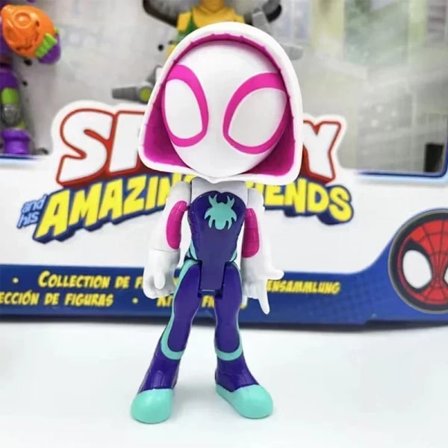 Hasbro Anime Marvel Spidey og hans fantastiske venner Ms.marvel Hulk Gaver eller Samling Ægte Action Figur Model Legetøj