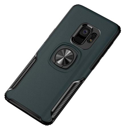 Samsung Galaxy S9 Plus - Skal med Kickstand Petrol