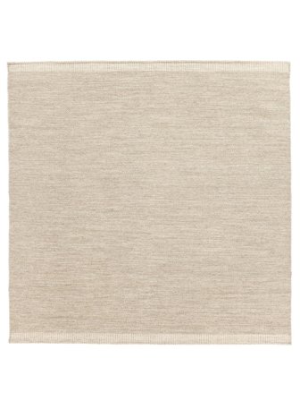 Serafina 250X250 Grand Beige Uni Carré Tapis De Laine