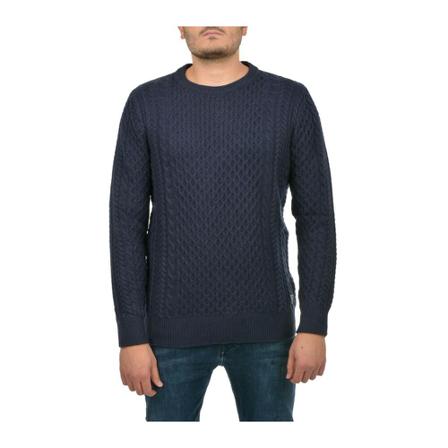 Guess Round-neck Strik Blå, Herre Strik