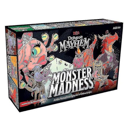 Brettspillkort Dungeon Mayhem Dungeons Of Chaos Full English Monster Madness Strategispill