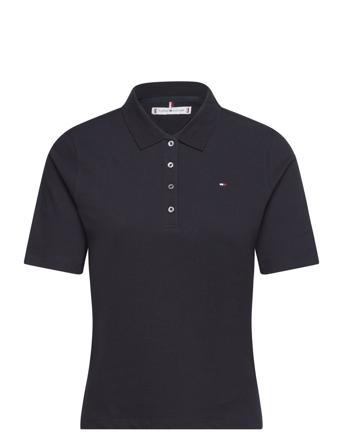 1985 Reg Pique Polo Ss Tommy Hilfiger Navy