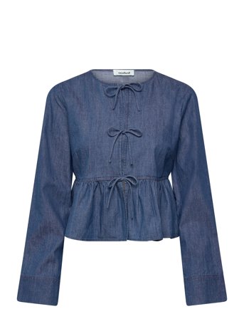 Soaked in Luxury Slchamy Shirt Blouse - Blue - S