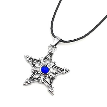 Halskæde Black Rock Shooter Stjerne Diamant Halskæde Smykker