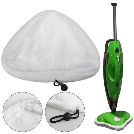 6 stk H2O Dampmopp Rengjøringsputer Hjemmebruk - Erstatning Mikrofiber Vaskbare Kluter [FW]