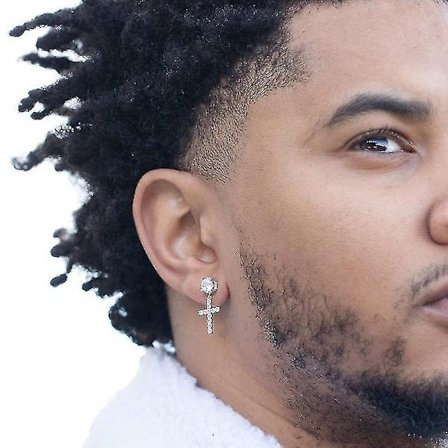 Punk Gullkors Øredobber for Menn