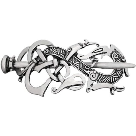Vintage Viking Celtic Hårklämmor Viking Hårtillbehör Irländsk Stil Hårtofflor Dam Flickor Stil