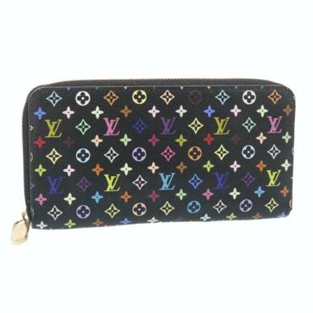 Louis Vuitton Vintage, Pre-owned Zippy Wallet Zwart, Dames, Maat:ONE Size,Canvas